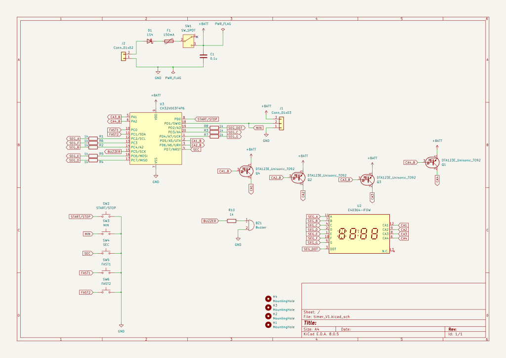 タイマー V1の回路図