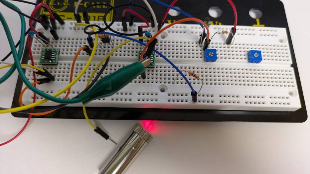 レーザー+周波数検知用
